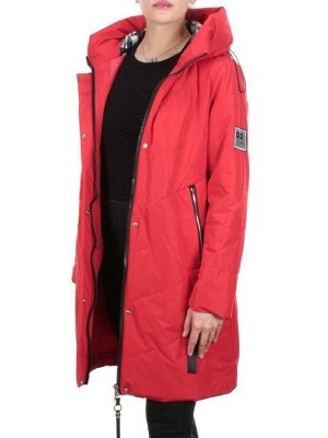 Z619-1 RED Пальто демисезонное женское (100 гр. синтепон)