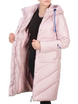 9190 PINK Пальто зимнее женское EVCANBADY (200 гр. холлофайбера)