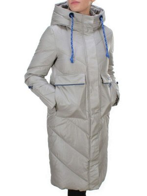9190 GREY Пальто зимнее женское EVCANBADY (200 гр. холлофайбера)
