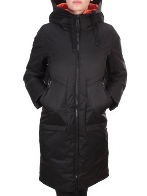 GWD21336P BLACK Пальто зимнее женское PURELIFE (200 гр. холлофайбер)