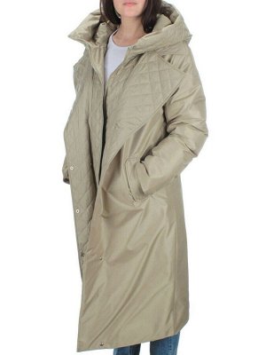 EAC327 OLIVE Пальто зимнее женское (200 гр. холлофайбера)