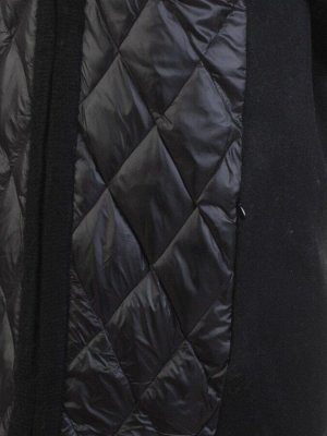 571 BLACK Пальто женское демисезонное (100 гр. синтепон)