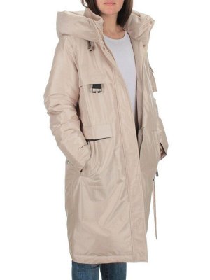 EAC293 LT.BEIGE Куртка зимняя женская (200 гр. холлофайбера)