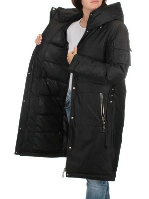 EAC293 BLACK Куртка зимняя женская (200 гр. холлофайбера)