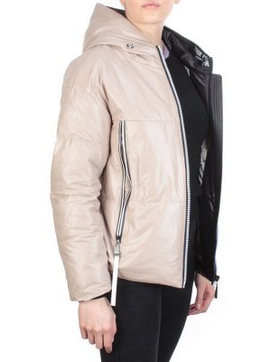 8278 BEIGE Куртка демисезонная женская BAOFANI (100 гр. синтепон)