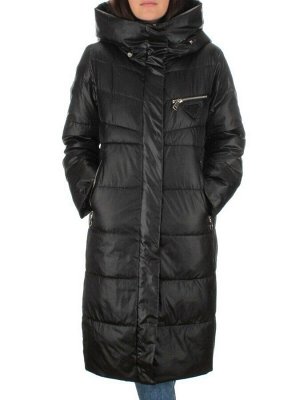 S21119 BLACK Куртка зимняя женская (150 гр. холлофайбера)