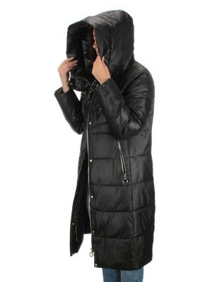 S21119 BLACK Куртка зимняя женская (150 гр. холлофайбера)
