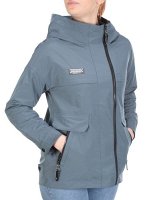 FY-229 GRAY/BLUE Ветровка женская АЛИСА (65% хлопок, 35% полиэстер)