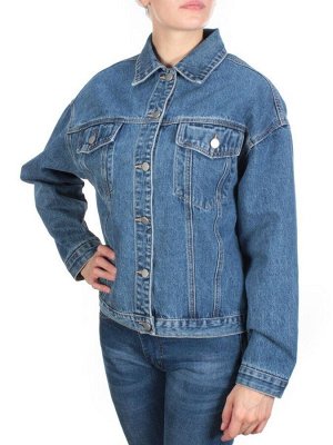 850 BLUE Куртка джинсовая женская (100% хлопок)