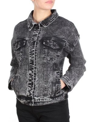 820 DARK GRAY Куртка джинсовая женская (100% хлопок)