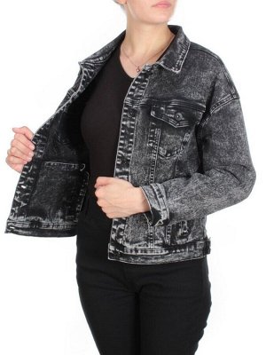 820 DARK GRAY Куртка джинсовая женская (100% хлопок)