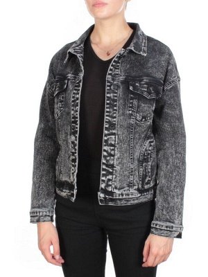 820 DARK GRAY Куртка джинсовая женская (100% хлопок)