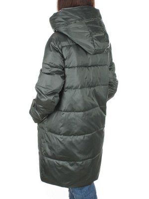 S21121 GRAY/GREEN Куртка зимняя женская (150 гр. холлофайбера)