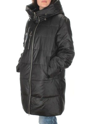 S21121 BLACK Куртка зимняя женская (150 гр. холлофайбера)