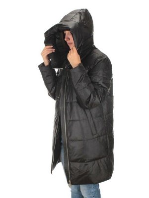S21121 BLACK Куртка зимняя женская (150 гр. холлофайбера)