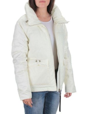 EAC918 WHITE Куртка демисезонная женская (100 гр. синтепон)