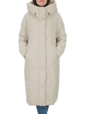 22361 BEIGE Пальто зимнее женское облегченное (150 гр. холлофайбера)