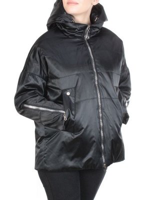 2103 BLACK Куртка демисезонная женская VICKERS (100 гр. синтепон)