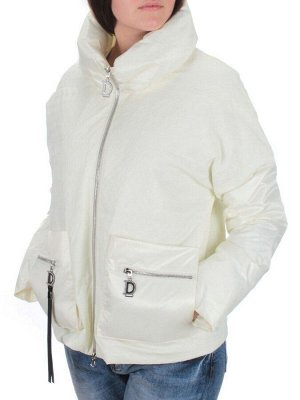 EAC931 WHITE Куртка демисезонная женская (100 гр. синтепон)