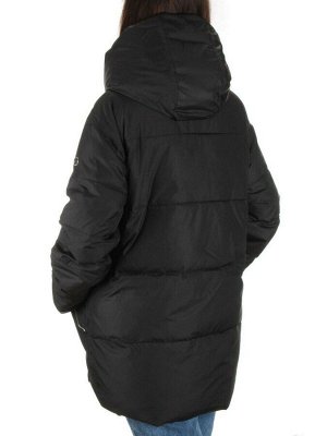 22359 BLACK Куртка зимняя женская (200 гр. холлофайбера)