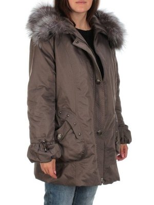 2012 GRAY Куртка зимняя женская с подстежкой (пух)