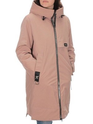 BM22839 PALE PINK Пальто демисезонное женское (100 гр. синтепон)