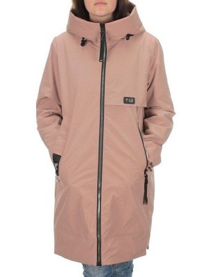 BM22839 PALE PINK Пальто демисезонное женское (100 гр. синтепон)
