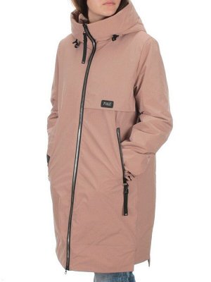 BM22839 PALE PINK Пальто демисезонное женское (100 гр. синтепон)