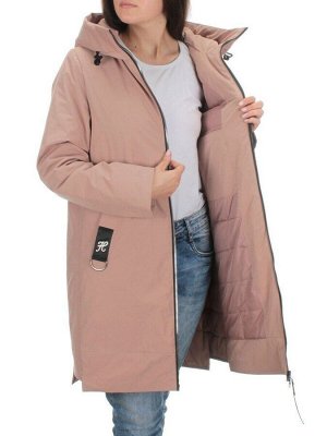 BM22839 PALE PINK Пальто демисезонное женское (100 гр. синтепон)