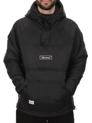 MR-7745 BLACK Куртка-Анорак мужская зимняя (150 гр. холлофайбер)