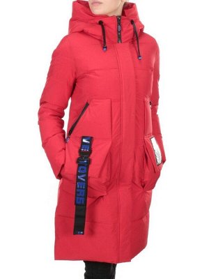 20-901 RED Пальто зимнее женское HAPPYSNOW (150 гр. холлофайбера)