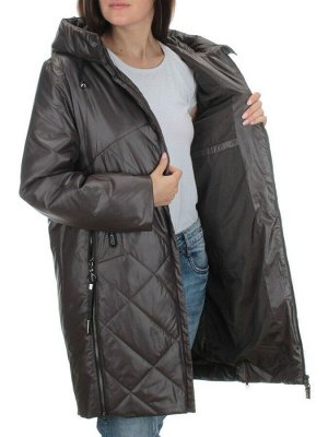 BM22868 DK.GRAY Куртка демисезонная женская (100 гр. синтепон)