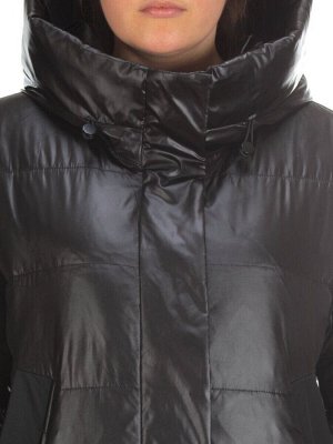 S21010 BLACK Пальто зимнее женское облегченное SNOW CLARITY
