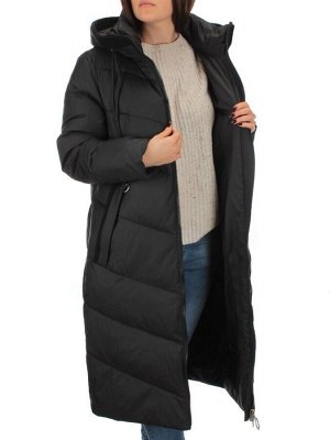 126 BLACK Пальто зимнее женское (200 гр. холлофайбер)