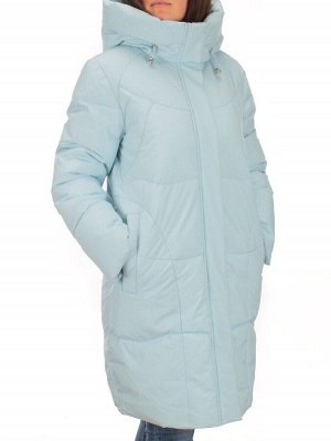 2301 BLUE Пальто зимнее женское Flance Rose (200 гр. холлофайбер)