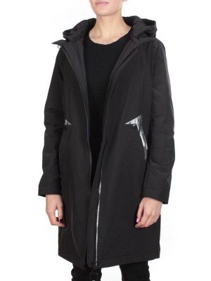 M-5199 BLACK Куртка демисезонная женская CORUSKY (100 гр. синтепон)