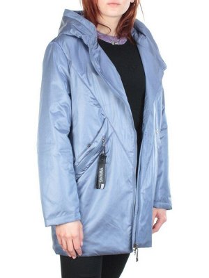 22-308 GREY/BLUE Куртка демисезонная женская AKiDSEFRS (100 гр. синтепона)