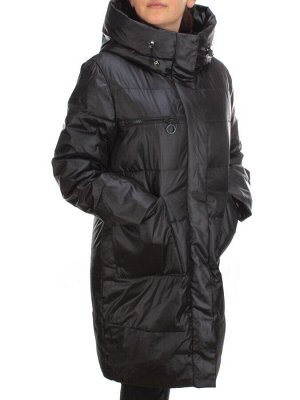 S21122 BLACK Куртка зимняя женская облегченная Y SILK TREE (150 гр. холлофайбер)