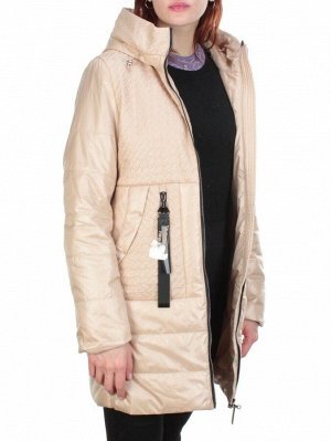 167 BEIGE Куртка демисезонная женская ROVITHI (100 гр.синтепона)