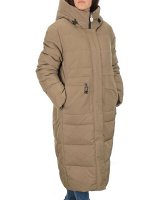 M-22120 DK. BEIGE Пальто женское зимнее (био-пух)