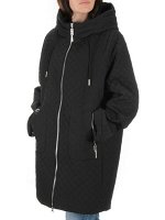 23-131 BLACK Куртка демисезонная женская (100 гр. синтепон)