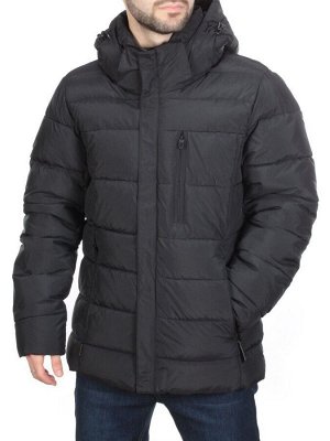 4018 BLACK Куртка мужская зимняя ROMADA (200 гр. холлофайбер)