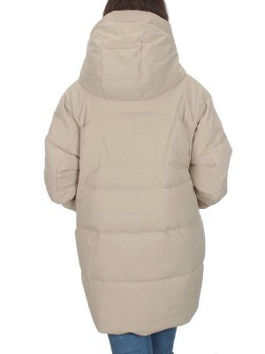 H23-680 BEIGE Куртка зимняя облегченная женская (150 гр. холлофайбер)