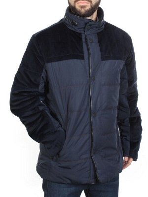 J8201B PURPLISH BLUE Куртка мужская зимняя NEW B BEK (150 гр. холлофайбер)