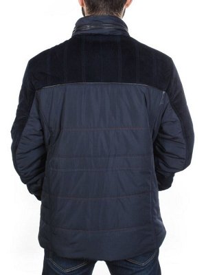 J8201B PURPLISH BLUE Куртка мужская зимняя NEW B BEK (150 гр. холлофайбер)