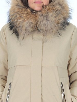 22101 BEIGE Пальто зимнее женское (200 гр. тинсулейт)