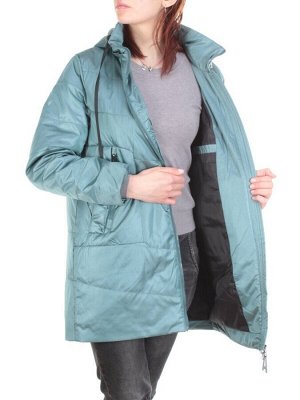 22-305 GRAY/GREEN Куртка демисезонная женская AKiDSEFRS (100 гр.синтепона)