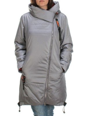 ZW-2182-C GRAY Куртка демисезонная женская (120 гр. синтепон)