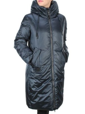8056 DARK BLUE Пальто зимнее женское SIYAXINGE (200 гр. холлофайбера)