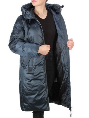 8056 DARK BLUE Пальто зимнее женское SIYAXINGE (200 гр. холлофайбера)
